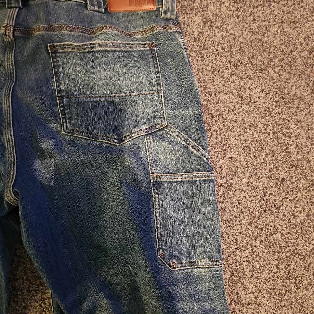 40x30 Duluth Mens Ballroom Double Flex Carpenter Jeans - Picture 9 of 13